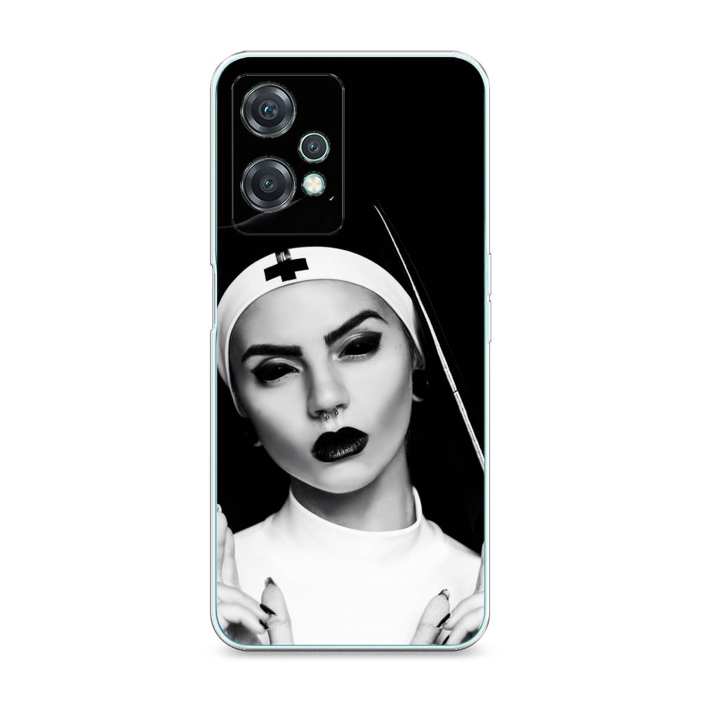 фото Силиконовый чехол "черная монашка" на oneplus nord ce 2 lite 5g awog