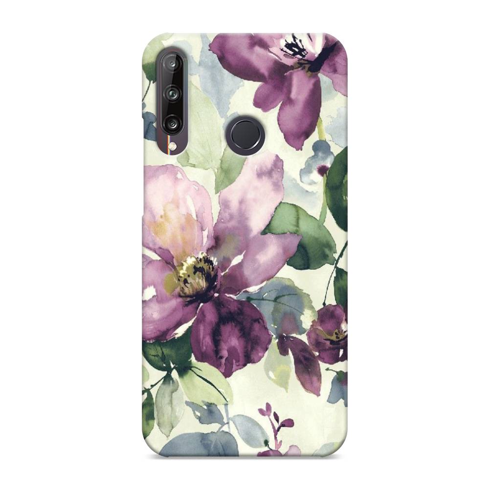 

Чехол Awog "Сиреневые цветы-акварель" для Huawei P40 lite E, 612420-7