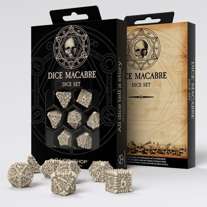 Набор кубиков для игр Q-Workshop Macabre Dice Set