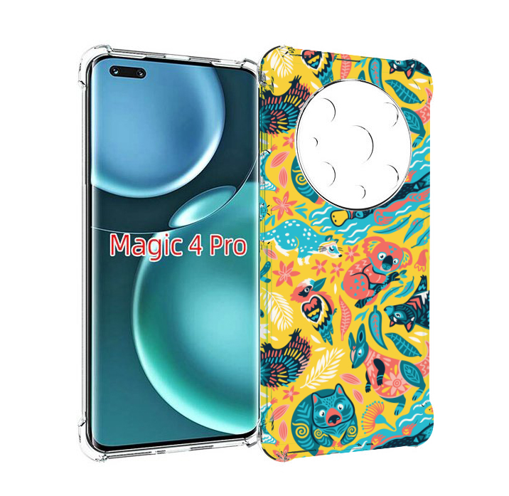 

Чехол MyPads seamless-pattern для Honor Magic4 Pro, Прозрачный, Tocco