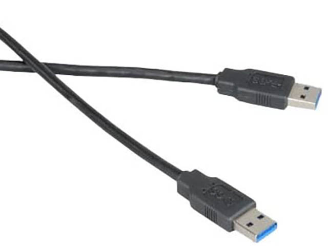 фото Кабель akasa usb type-a - usb type-a вилка-вилка м (ak-cbub03-15bk)