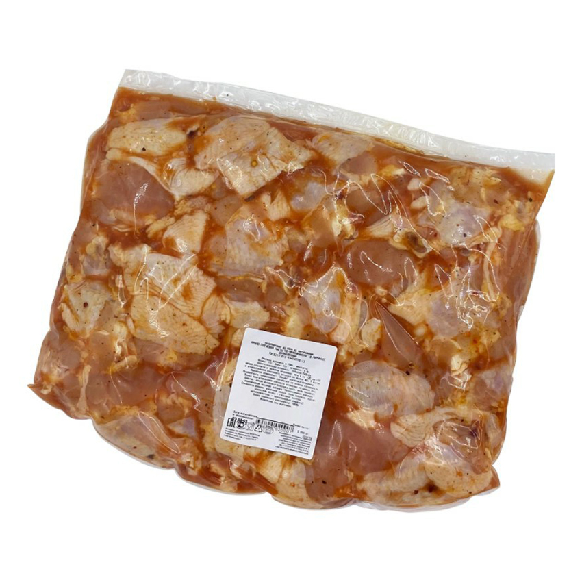 

Крылья куриные в маринаде Куриный король замороженные +-2 кг
