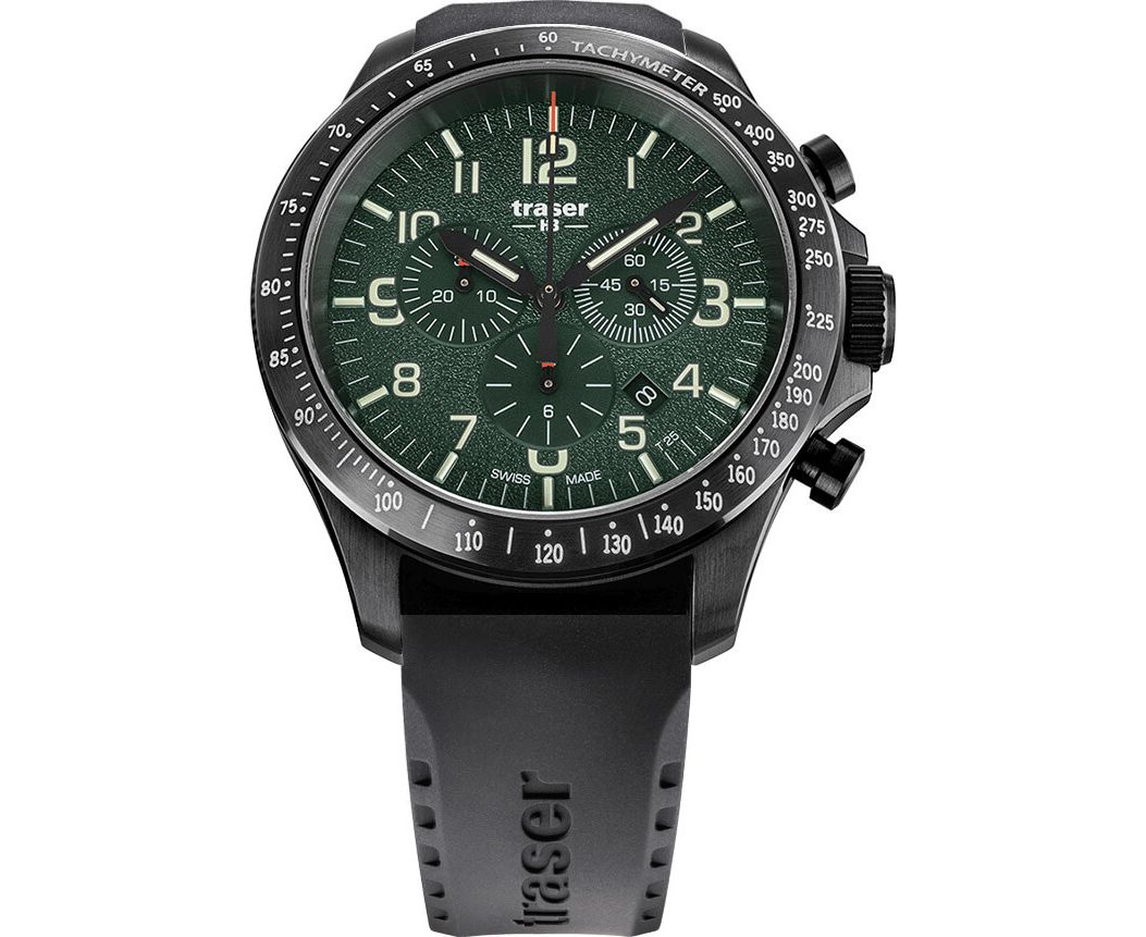 

Наручные часы мужские Traser P67 OFFICER PRO CHRONO GREEN, P67 OFFICER PRO CHRONO GREEN