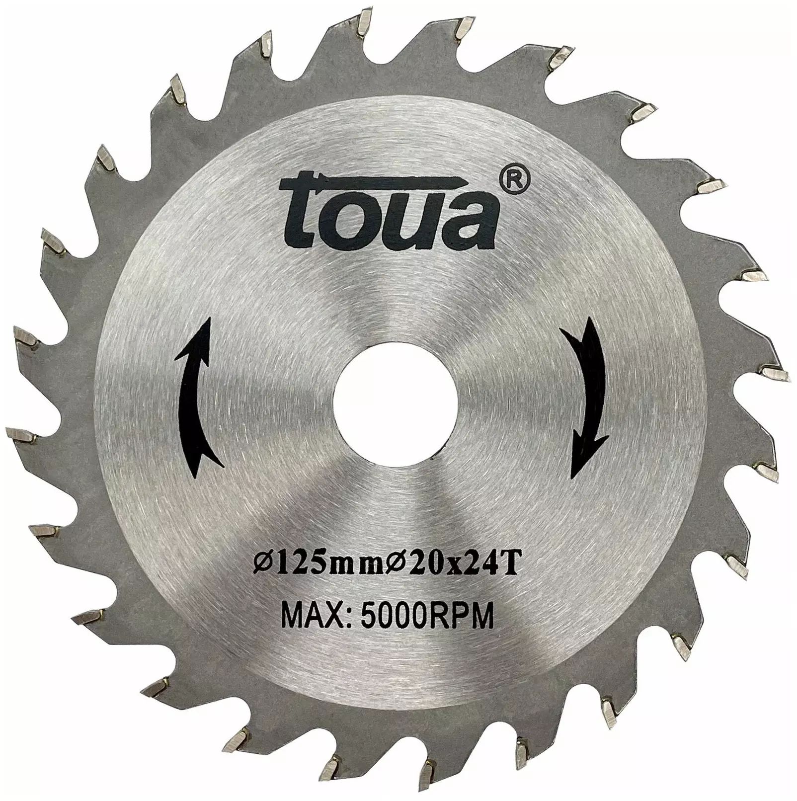 Диск пильный по дереву Toua 125x20 мм 24 зуба