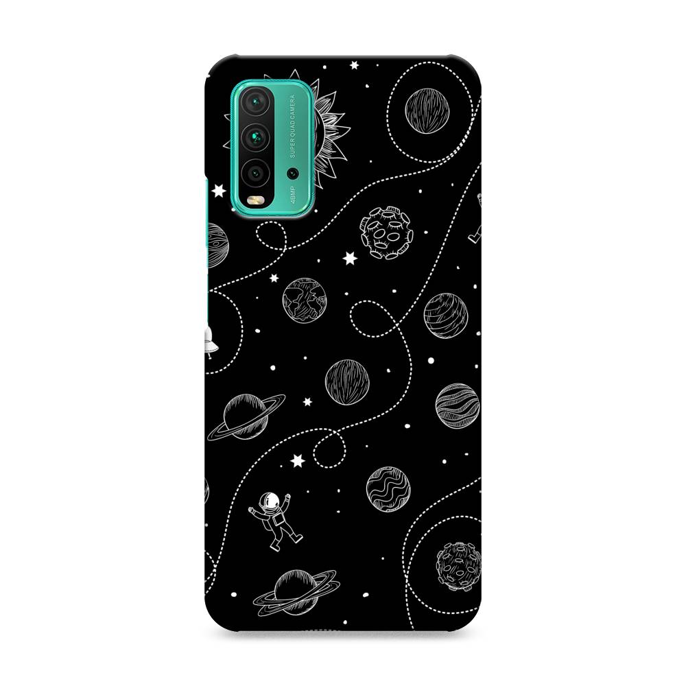 

Пластиковый чехол "В невесомости" на Xiaomi Redmi 9T, 39820-3