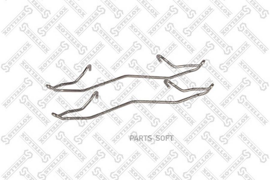 

00-01529-Sx р/К Торм. Колодок Передних 2Крепежаopel Astra F/Omega A/Vectra A/Kadett E 1.4-