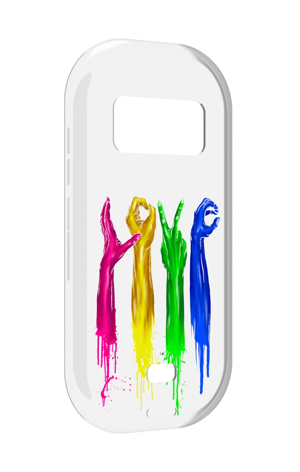 

Чехол MyPads яркие руки love для UleFone Armor 15, Прозрачный, Tocco