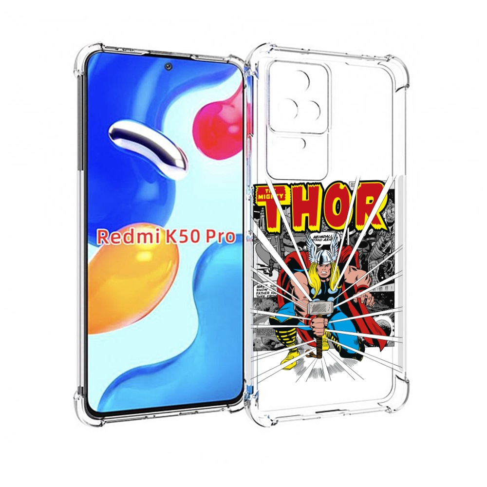 

Чехол MyPads тор рисунок для Xiaomi Redmi K50 / K50 Pro, Прозрачный, Tocco