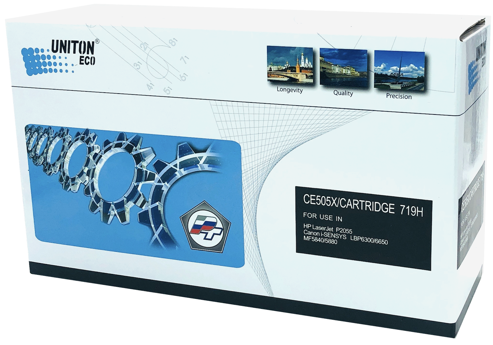 

Картридж для лазерного принтера UNITON Eco №05X CE505X / Cartridge 719H черный, Cartridge 719H; CE505X; 05X