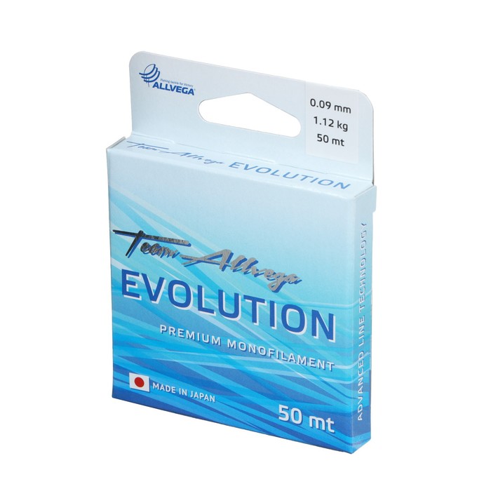 

Леска монофильная ALLVEGA "Evolution" 50м 0,09мм, 1,12кг, прозрачная, Белый