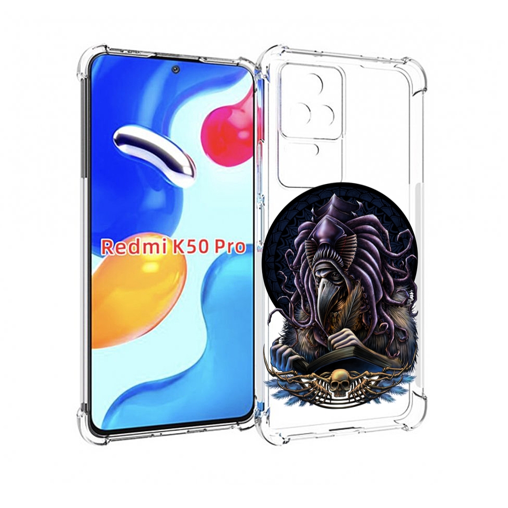 

Чехол MyPads умный ворон для Xiaomi Redmi K50 / K50 Pro, Прозрачный, Tocco