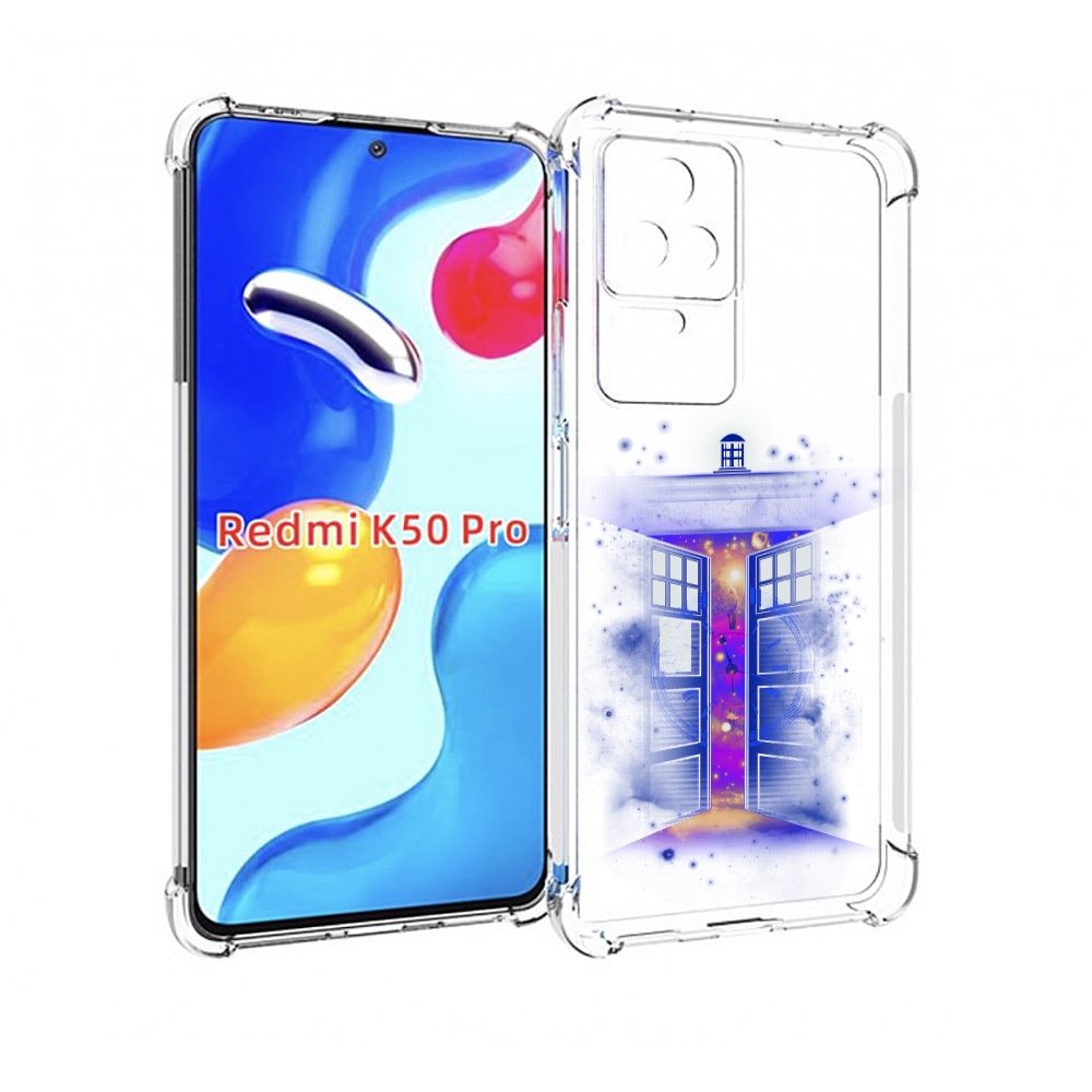 

Чехол MyPads фиолетовый уголок абстракция для Xiaomi Redmi K50 / K50 Pro, Прозрачный, Tocco