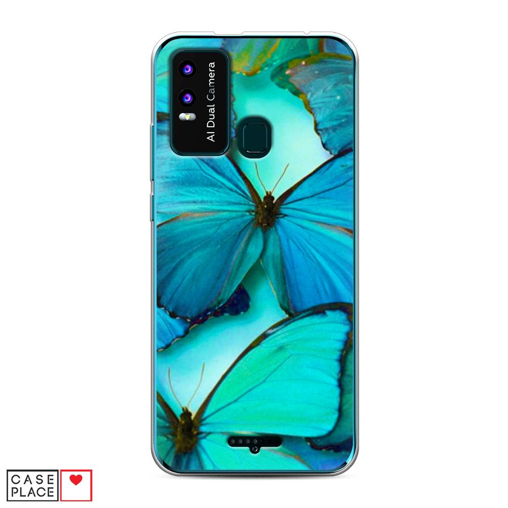 

Чехол Awog на BQ 6630L Magic L / BQ 6630L Мэджик L "Неоновые бабочки", Разноцветный, 201650-4