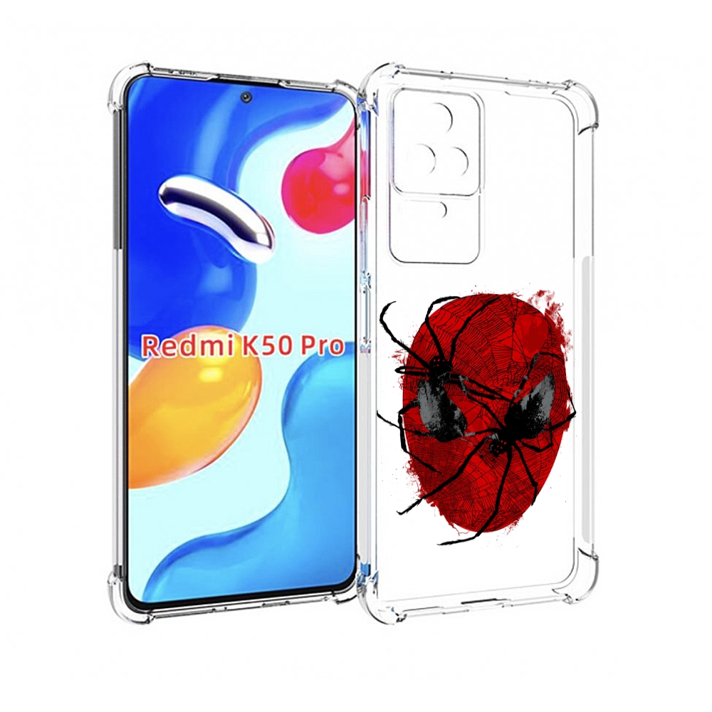 

Чехол MyPads человек паук для Xiaomi Redmi K50 / K50 Pro, Прозрачный, Tocco