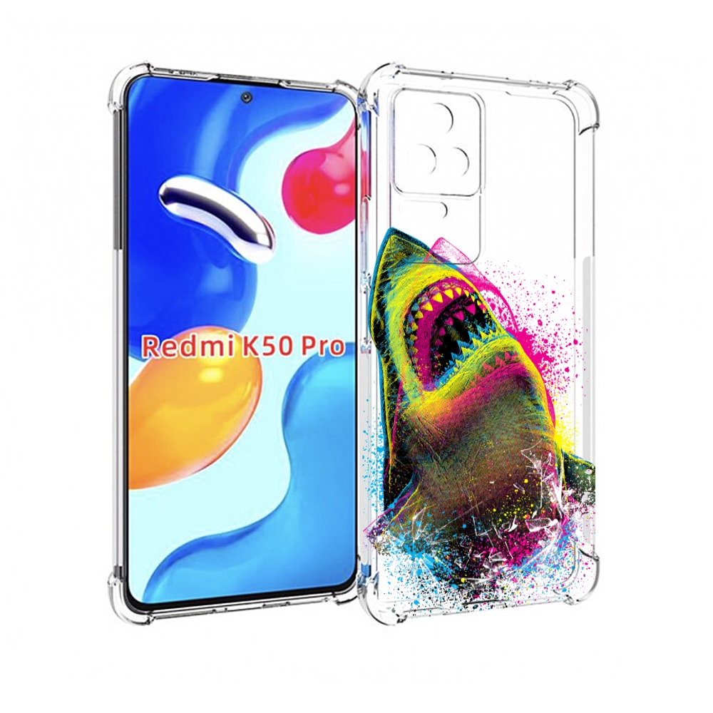 

Чехол MyPads челюсти-2 для Xiaomi Redmi K50 / K50 Pro, Прозрачный, Tocco