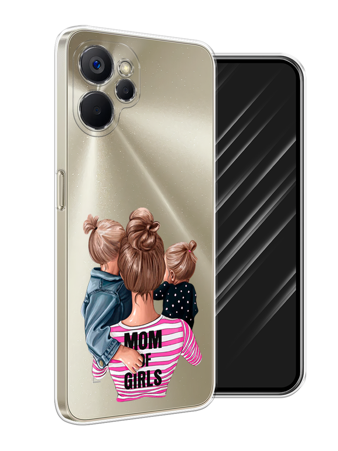 

Чехол Awog на Realme 9i 5G/10T 5G "Mom of Girls", Разноцветный, 2513950-6