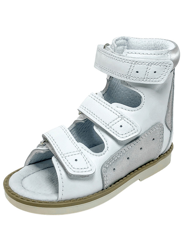 

Сандалии детские Baby Ortho Джерри, белый, серебристый, 24, Джерри