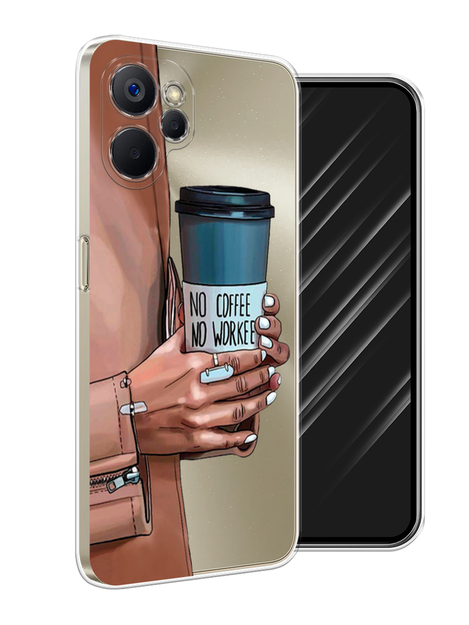 

Чехол Awog на Realme 9i 5G/10T 5G "No coffee", Синий;бежевый;коричневый, 2513950-7