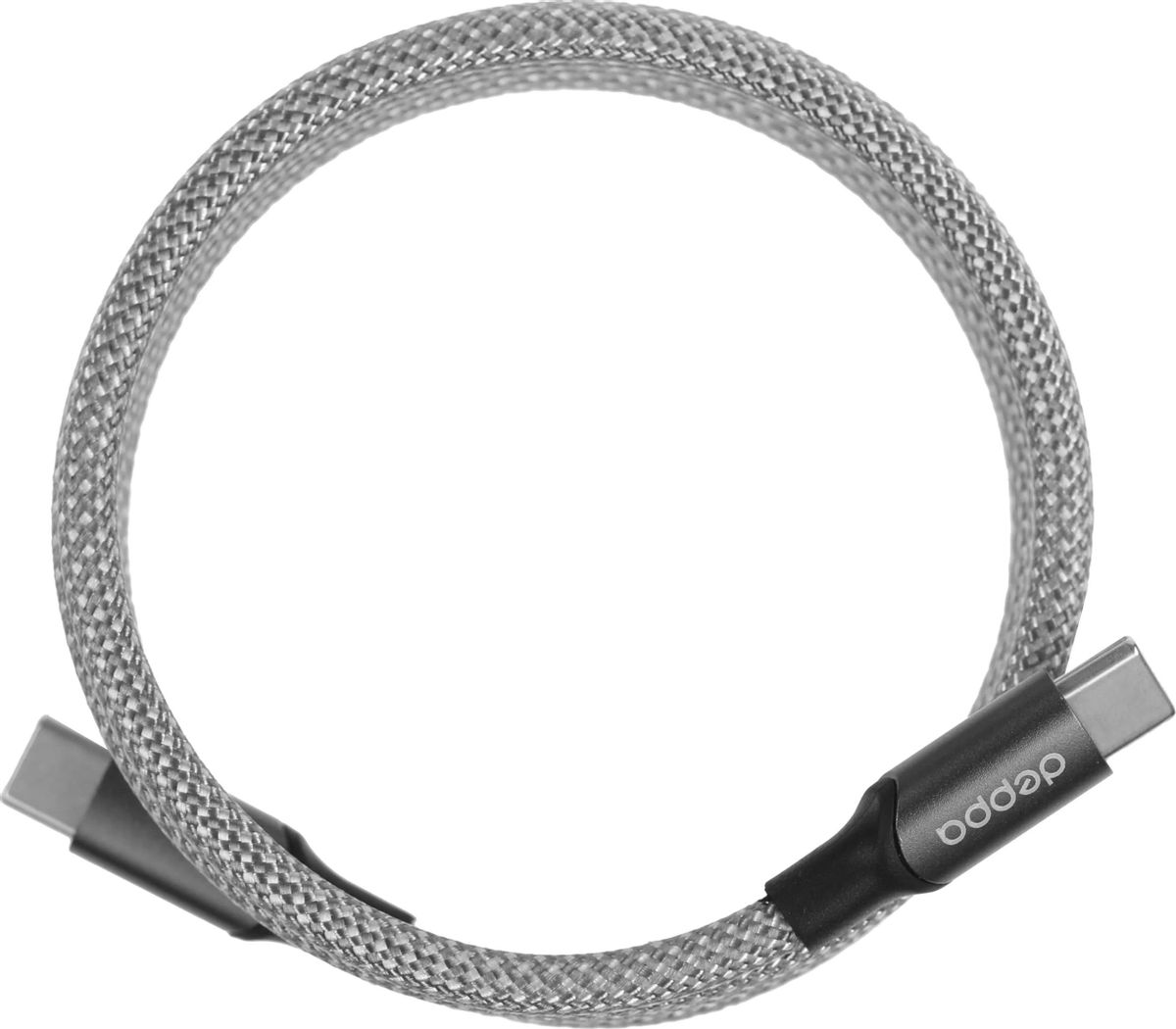 

Кабель Deppa Type-C - Type-C, 5 А, 1.5 м, серый (72549)