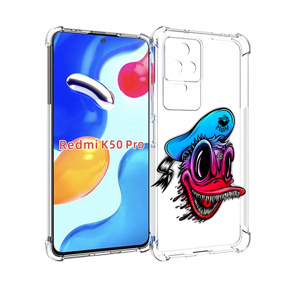 

Чехол MyPads Дональд для Xiaomi Redmi K50 / K50 Pro, Прозрачный, Tocco