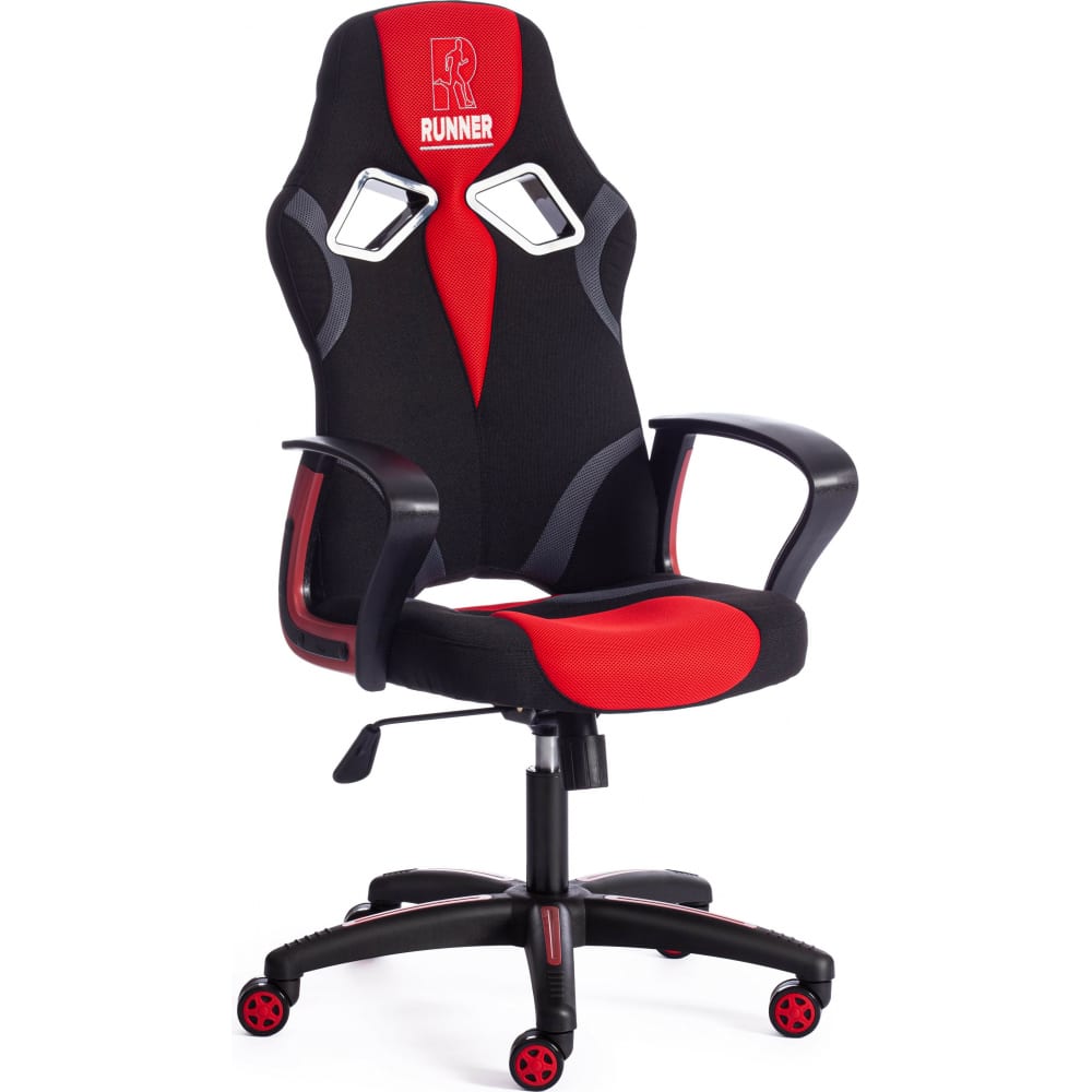 

TetChair Кресло RUNNER ткань черный/красный 2603/ 08/ 12 12874