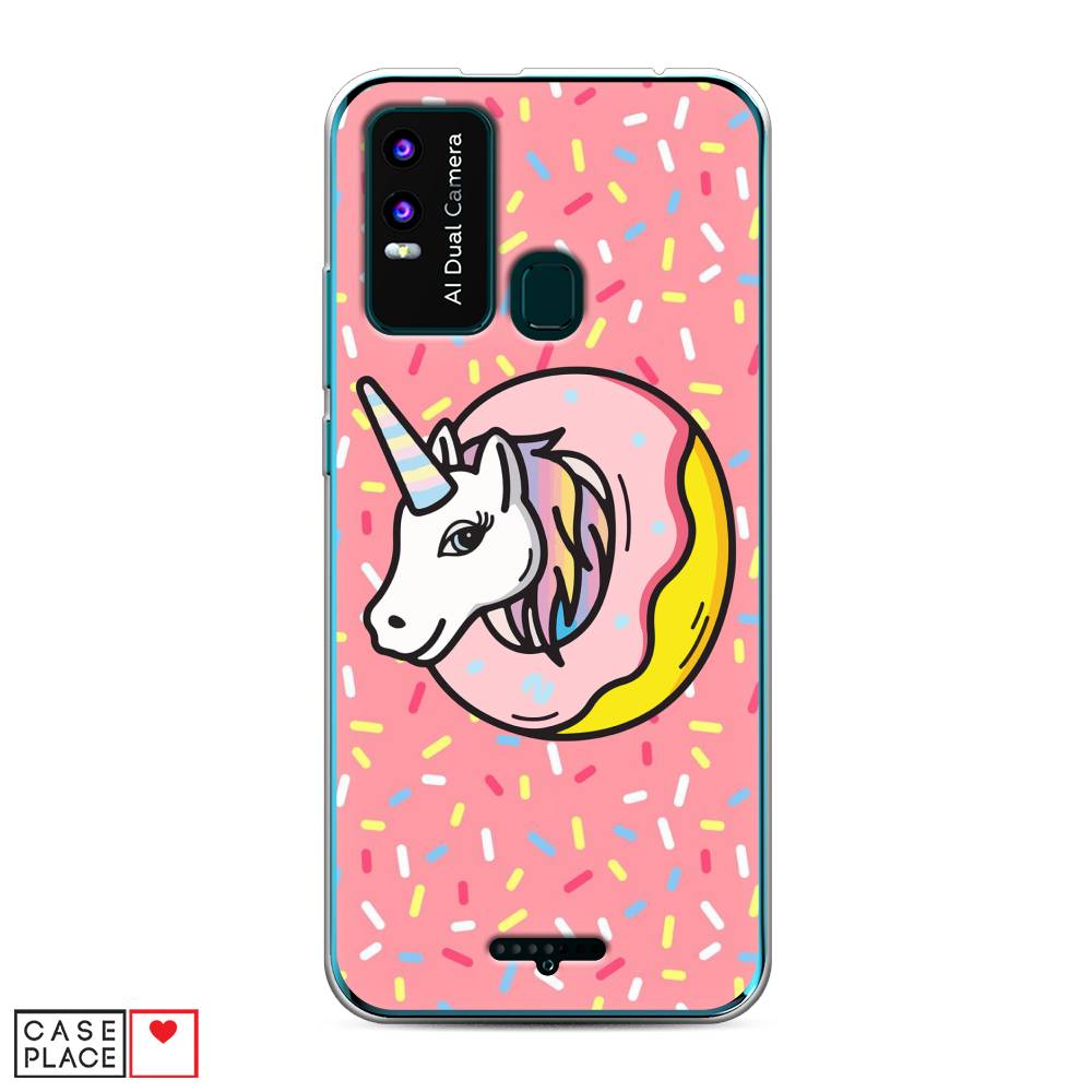 

Чехол Awog на BQ 6630L Magic L / BQ 6630L Мэджик L "Единорог в пончике", Разноцветный, 201650-2