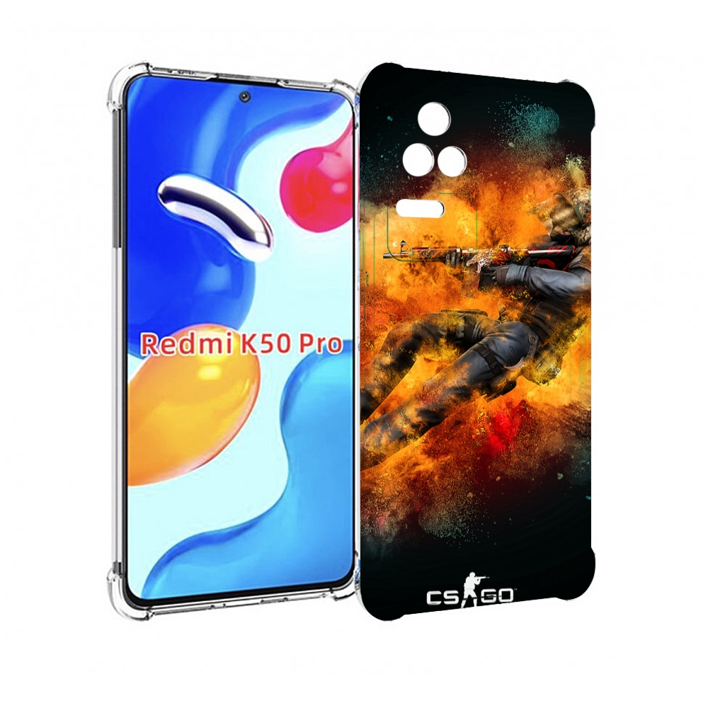 

Чехол MyPads CS-go Контр-террорист для Xiaomi Redmi K50 / K50 Pro, Прозрачный, Tocco