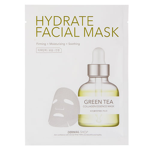 

Коллагеновая маска для лица Dermal Shop с экстрактом зеленого чая 25 гр