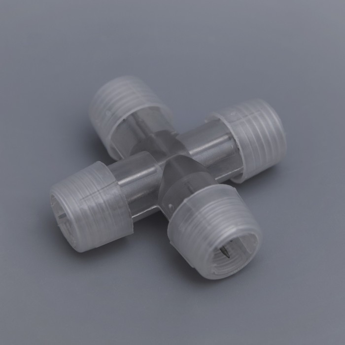 

Коннектор для дюралайта 13 мм, 2W, Х - образный (5 шт)