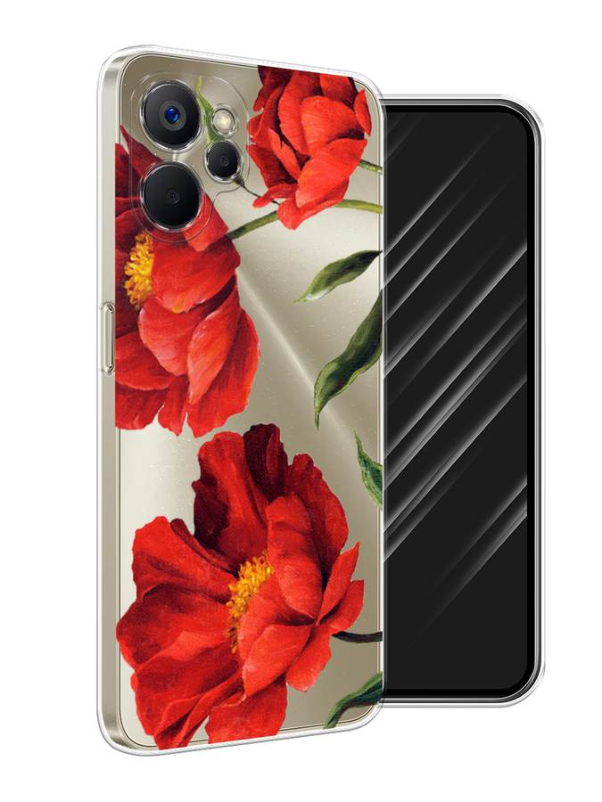 

Чехол Awog на Realme 9i 5G/10T 5G "Красные маки", Красный, 2513950-8