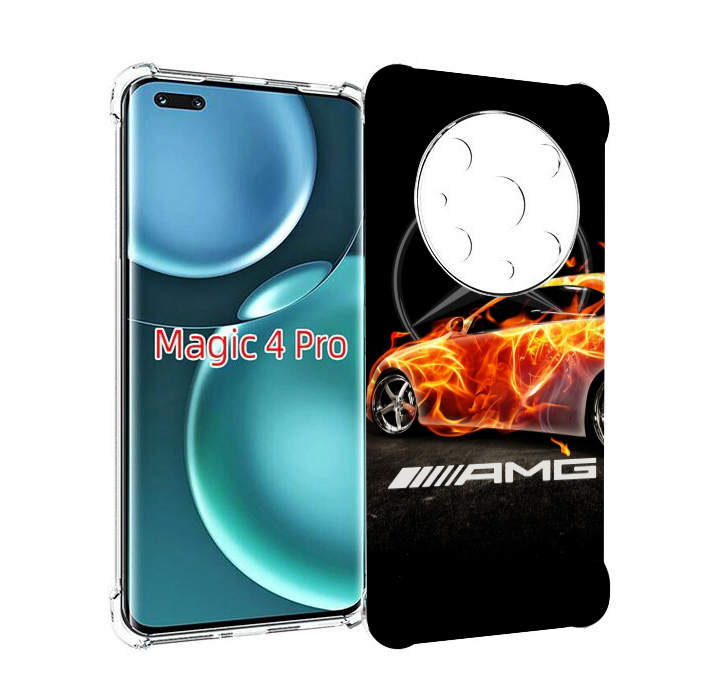 

Чехол MyPads АМГ мужской для Honor Magic4 Pro, Прозрачный, Tocco