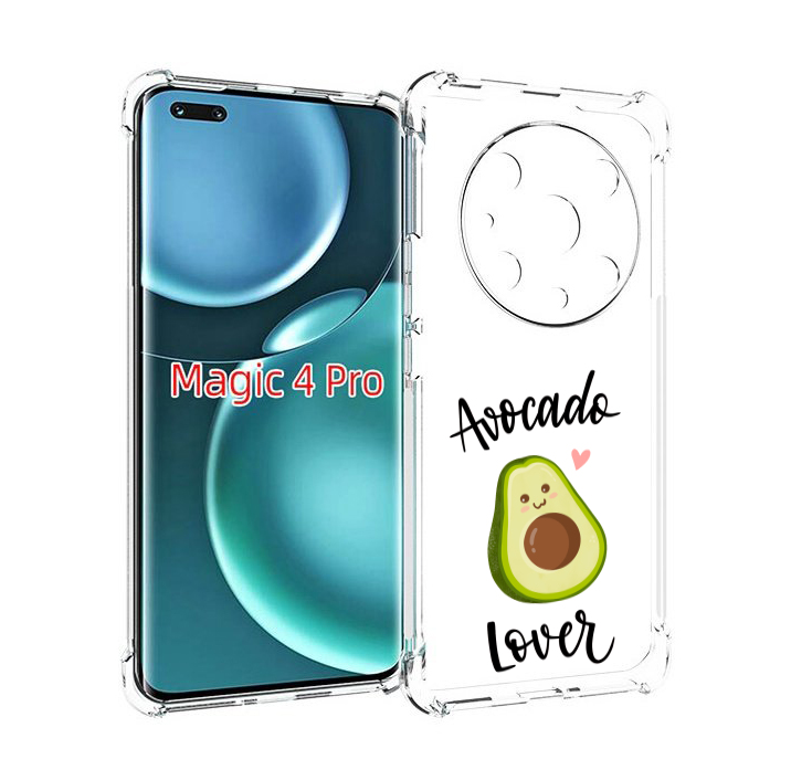 

Чехол MyPads Авокадо-любовь для Honor Magic4 Pro, Прозрачный, Tocco