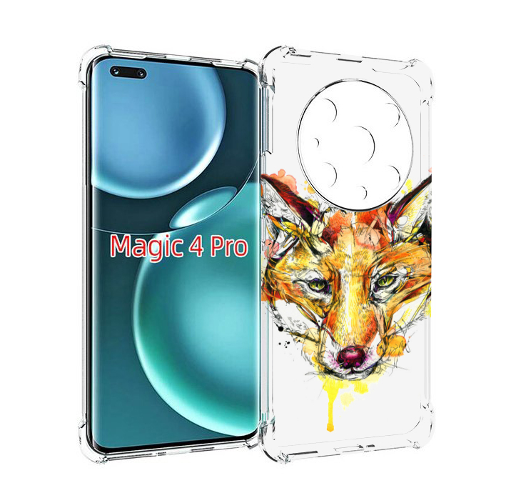 

Чехол MyPads Акварельная лиса для Honor Magic4 Pro, Прозрачный, Tocco
