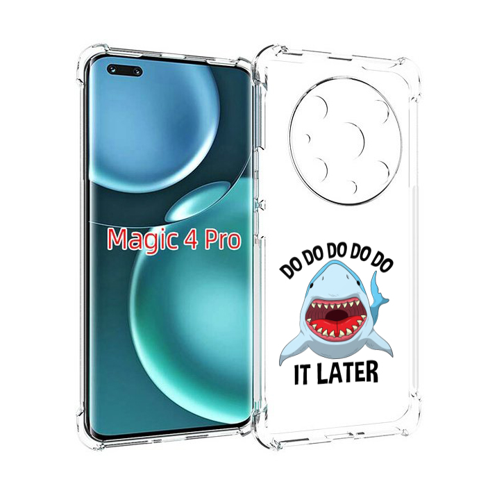 

Чехол MyPads Акула для Honor Magic4 Pro, Прозрачный, Tocco