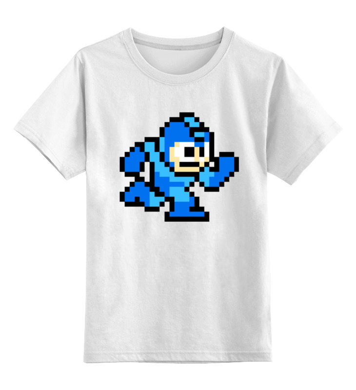 

Детская футболка классическая Printio Mega man, р. 128, Белый, 0000000702628