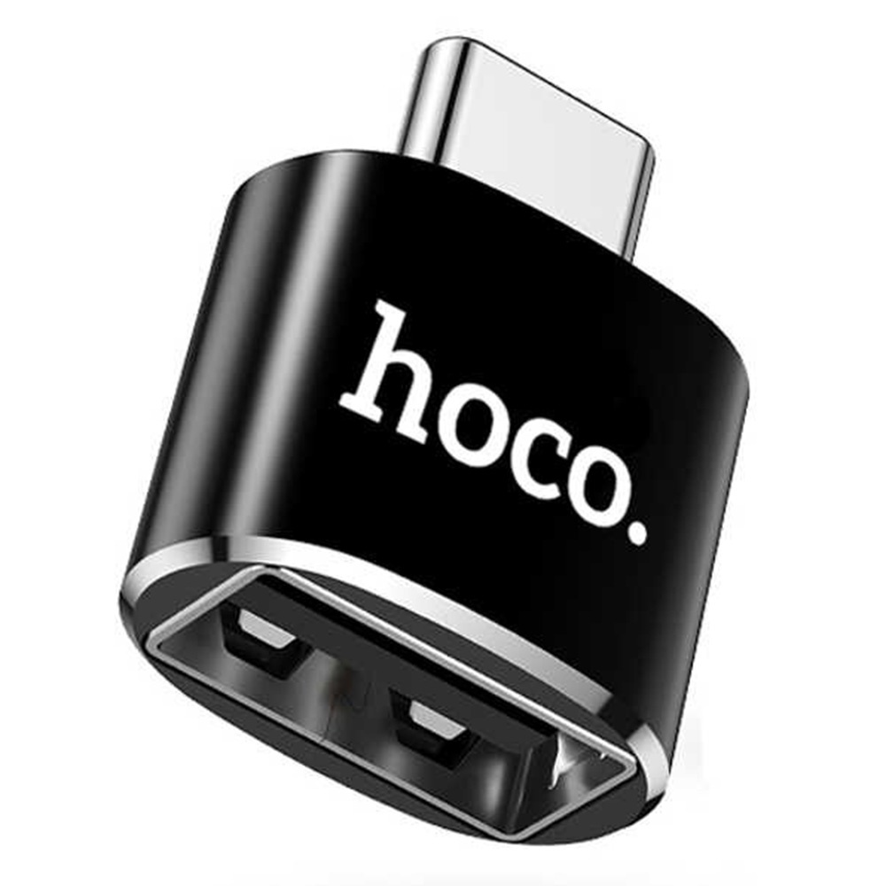 Переходник HOCO UA5 Type-C to USB, черный