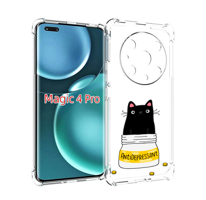 

Чехол MyPads Антидеприсан для Honor Magic4 Pro, Прозрачный, Tocco