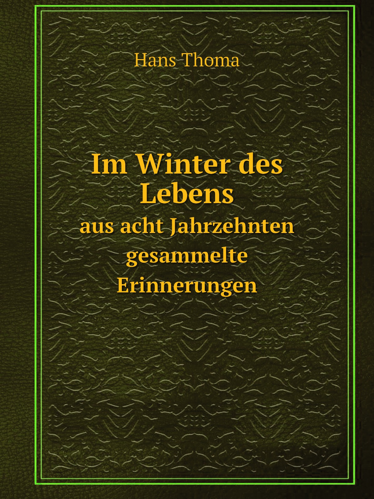 

Im Winter des Lebens