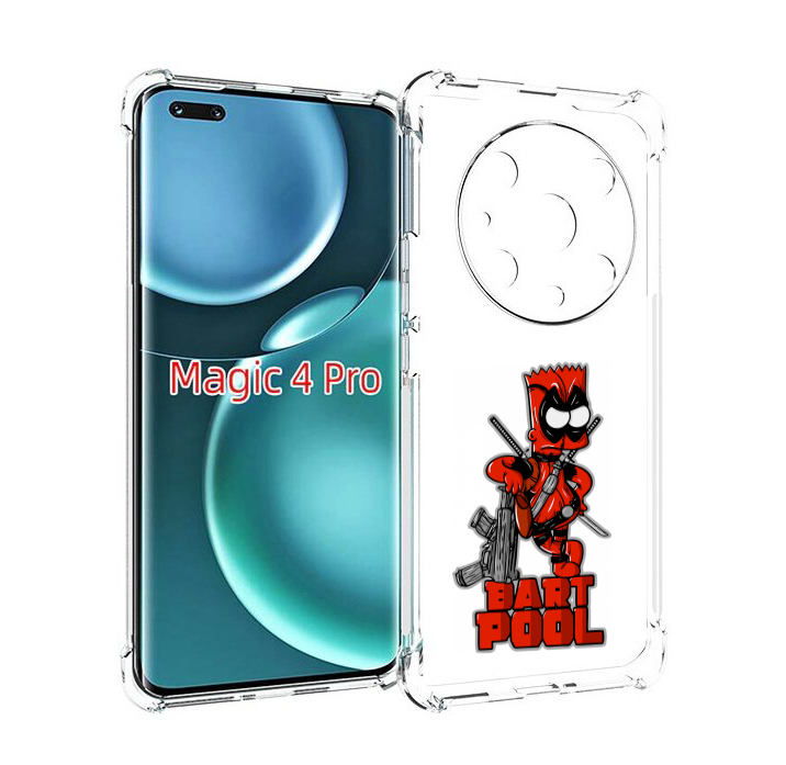 

Чехол MyPads Барт-Пул для Honor Magic4 Pro, Прозрачный, Tocco