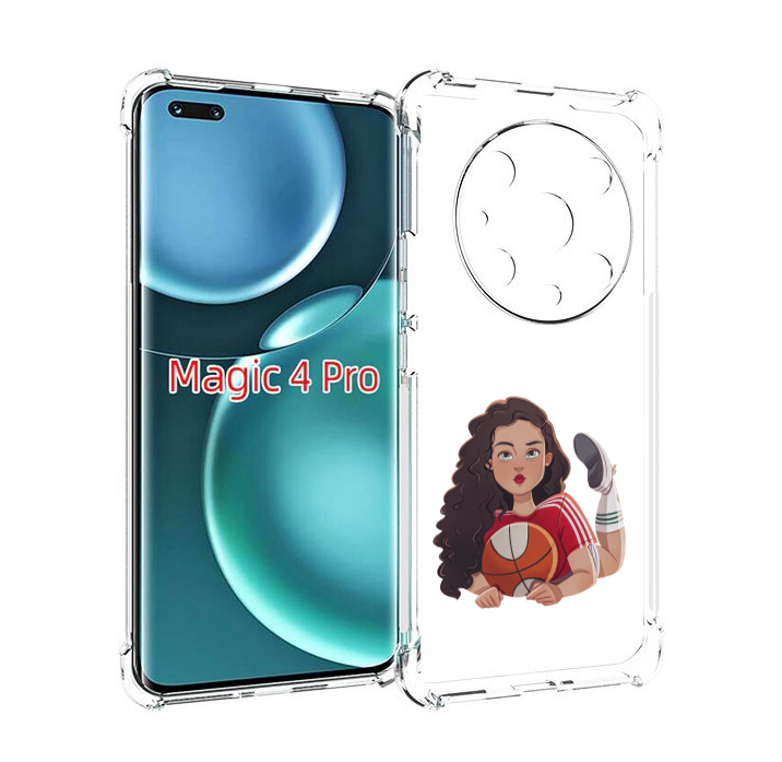 

Чехол MyPads Баскетболитска-в-гольфах женский для Honor Magic4 Pro, Прозрачный, Tocco