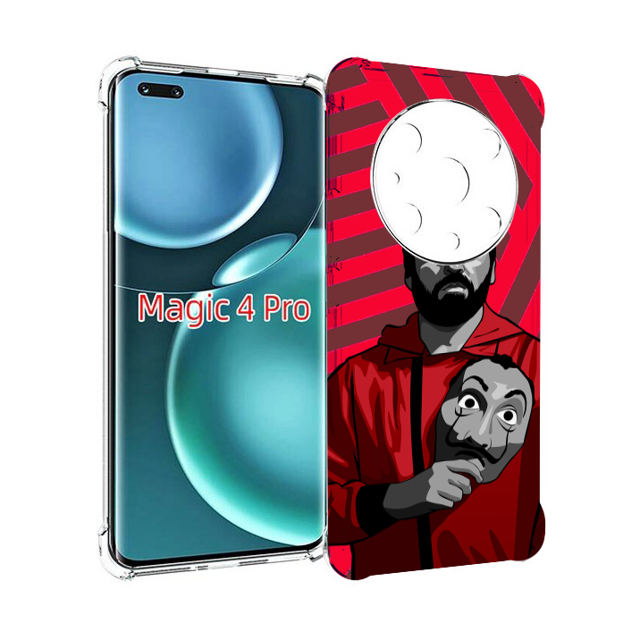 

Чехол MyPads Богата-Бумажный-дом для Honor Magic4 Pro, Прозрачный, Tocco