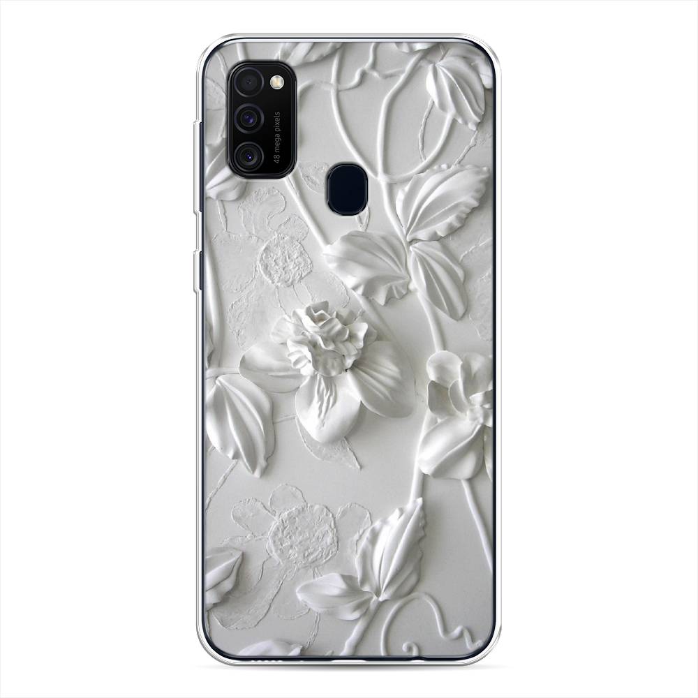 

Чехол Awog на Samsung Galaxy M21 "Гипсовые цветы", 29750-7