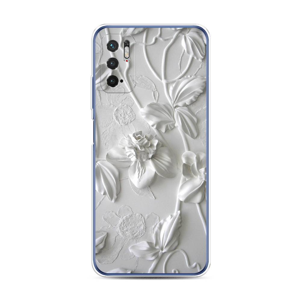 

Чехол Awog на Xiaomi Redmi Note 10 5G "Гипсовые цветы", 310750-7
