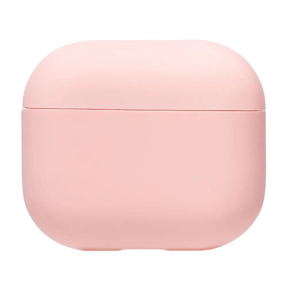 

Чехол силиконовый для Apple AirPods 3 розовый