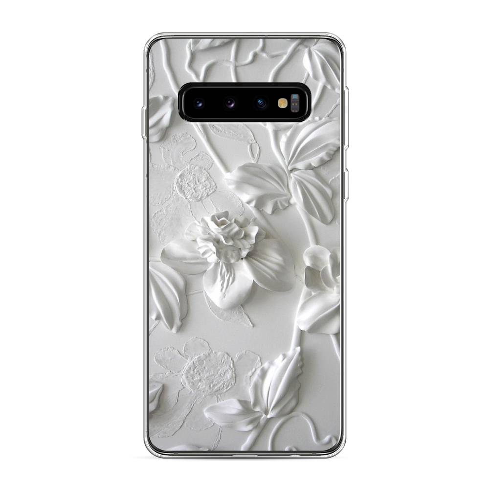 

Чехол Awog на Samsung Galaxy S10 "Гипсовые цветы", 27050-7