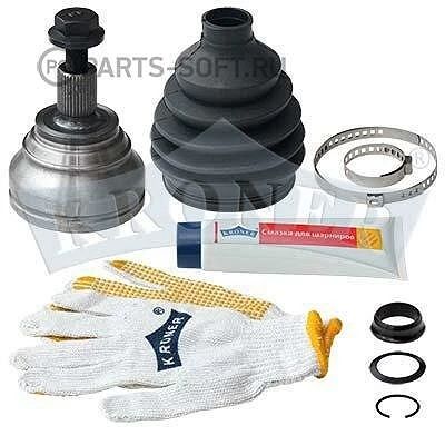 

Шрус Vw Golf (03-), Passat (05-) (Наруж.) [36/27] Kroner K101221, Kroner