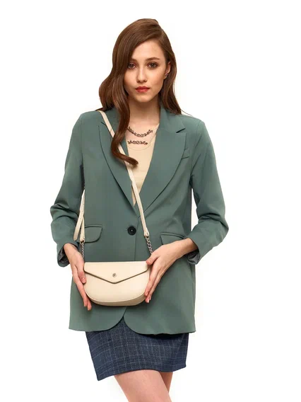 

Сумка женская David Jones CM6056 бежевый, 15х20х9 см, CM6056