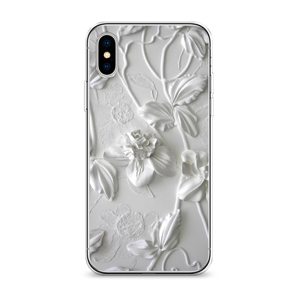 

Чехол Awog на Apple iPhone XS Max (10S Max) / Айфон XS Max (10S Max) "Гипсовые цветы", 11950-7