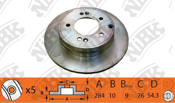 

Диск тормозной hyundai sonata 2006-2010 rn1476