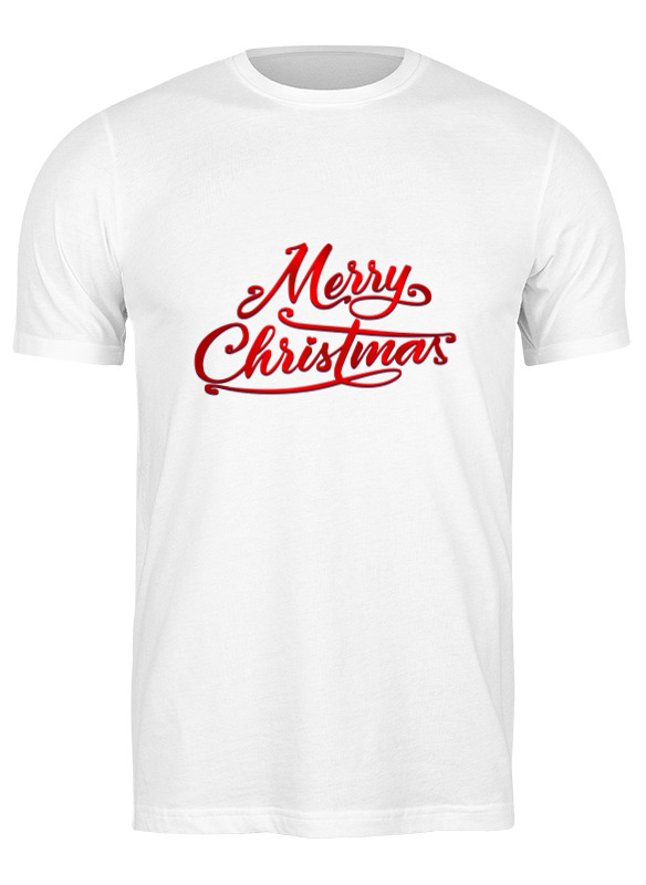 

Футболка мужская Printio Merry christmas белая 2XL, Белый, Merry christmas